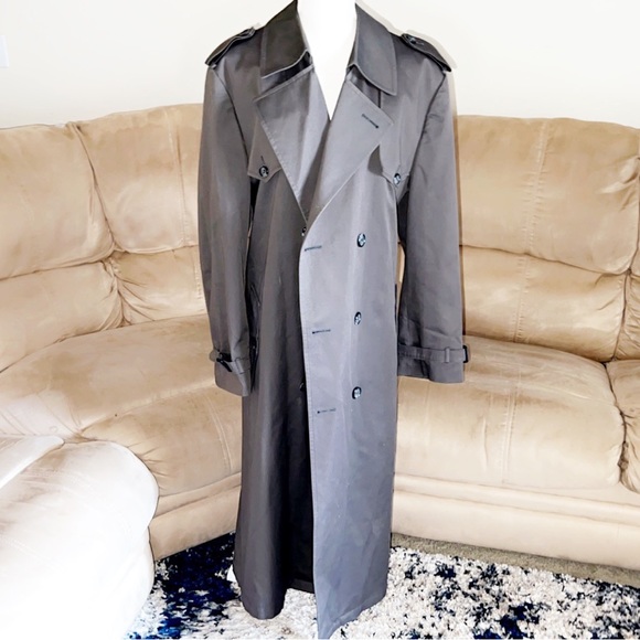 CHRISTIAN DIOR Men’s Taupe Trench Coat - Picture 2 of 10